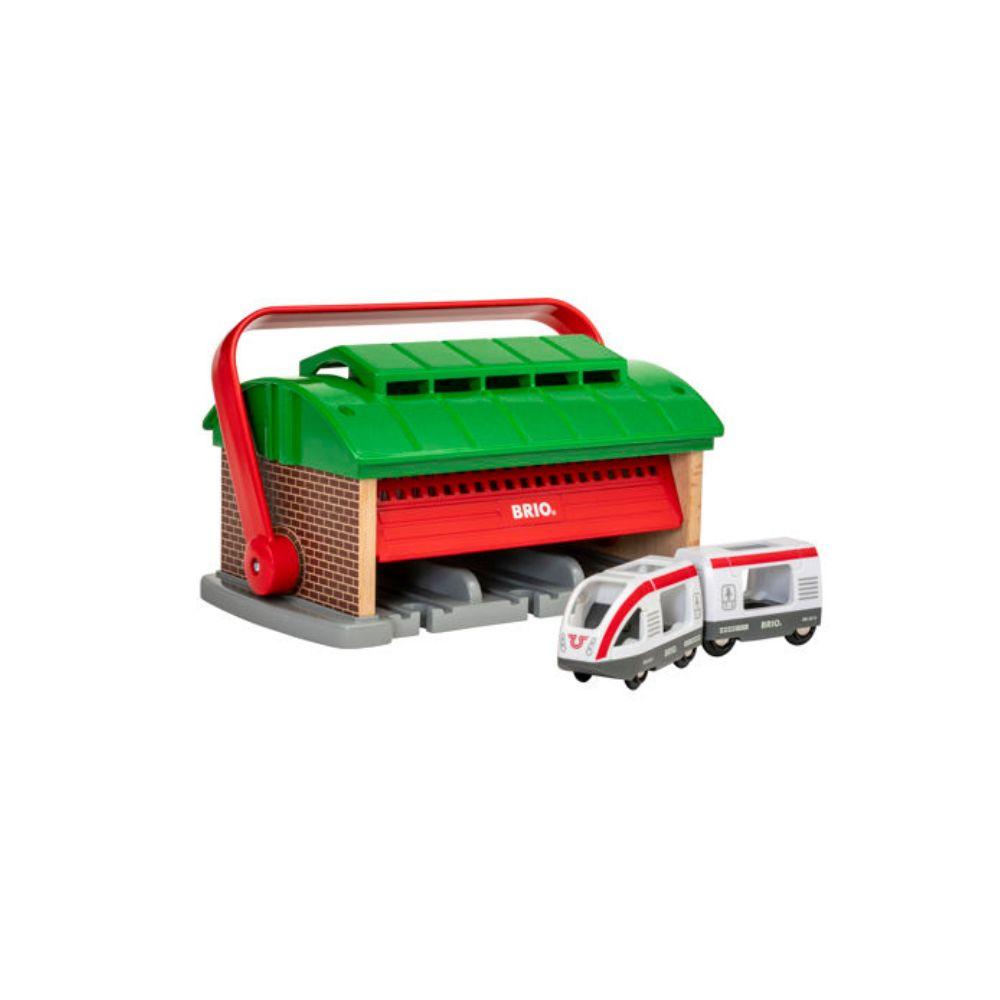 BRIO Train Garage w Handle