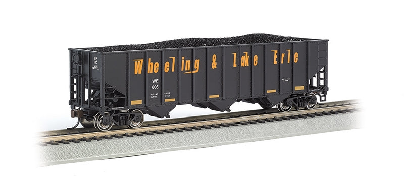 Bachmann Wheeling & Lake Erie #606 3-Bay100 Ton Open Hopper. HO Scale