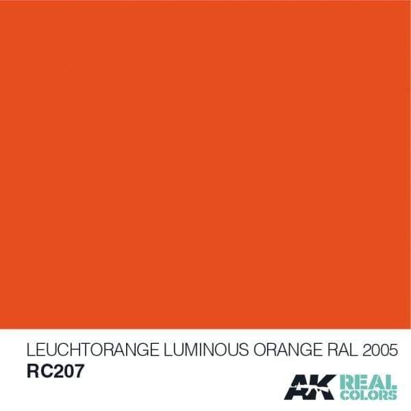 AK Interactive Real Colours Leuchtorange- Luminous Orange RAL 2005 10