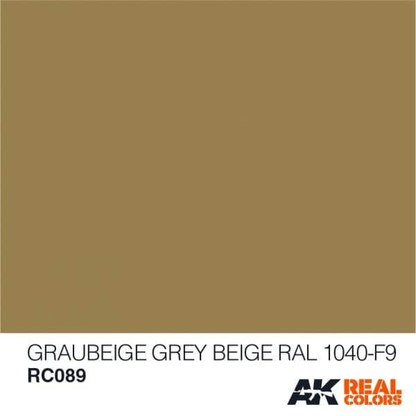 AK Interactive Real Colours Graubeige-Grey Beige  RAL 1040-F9  10ml