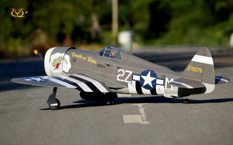 VQ Models P-47B 50-82 /EP 'Touch of Texas' D Day, 1500mm WS, 6Ch RC