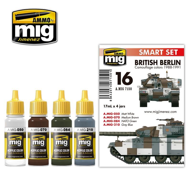 Ammo 1988-91 British Berlin Camouflage Colour Set