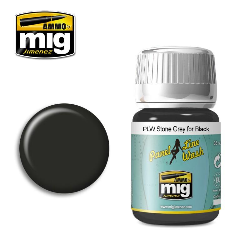 Ammo Panel Line Wash Stone Grey for Black 35ml