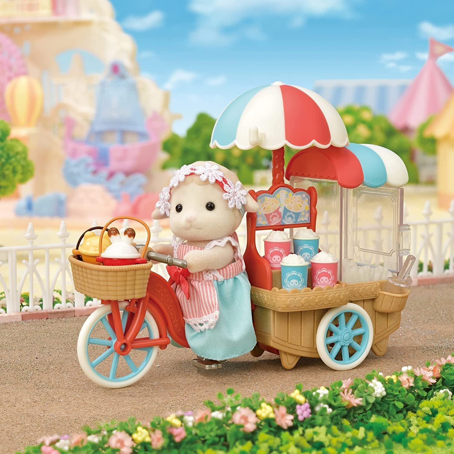 Sylvanian Families Popcorn Delivery Trike