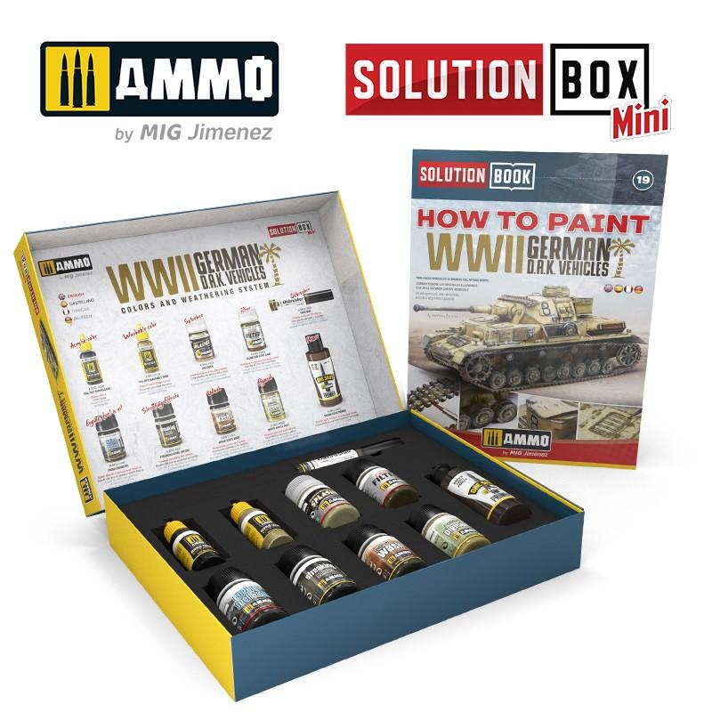 Ammo Solution Box Mini #19  WWII German-D.A.K. Vehicles