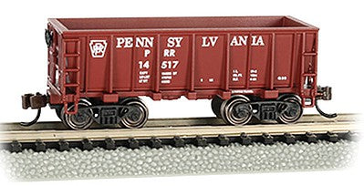 Bachmann Pennsylvania RR #14517 Tuscan Red Ore Car. N Scale