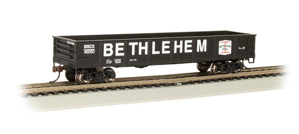 Bachmann Bethlehem Steel Billboard Lettering #46550 40ft Gondola. HO