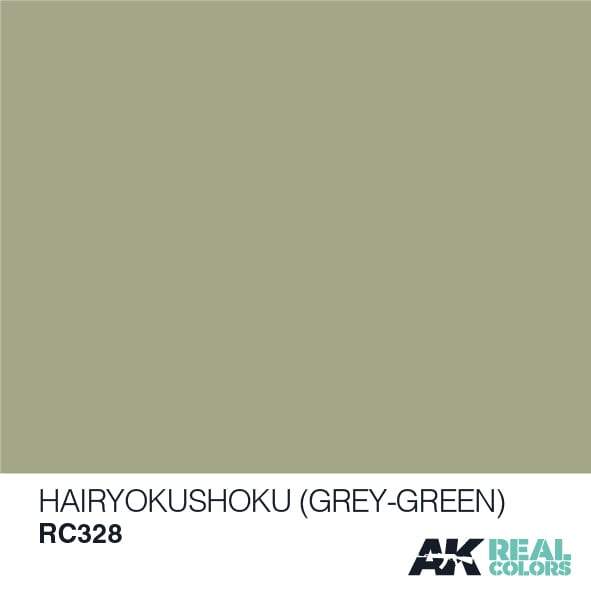 AK Interactive Real Colours Hairyokushoku (Grey-Green) 10ml