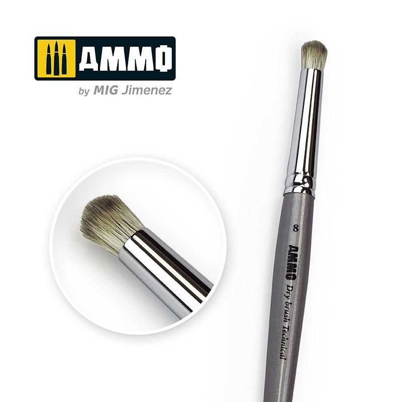 Ammo Drybrush Technical Brush 8