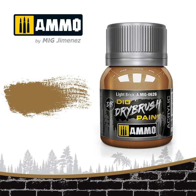 Ammo Drybrush Light Brick 40ml