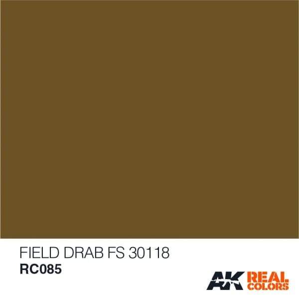 AK Interactive Real Colours Field Drab FS 30118  10ml