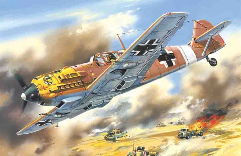 ICM 1:72 Messerschmitt Bf 109E-7/Trop WWII German Fighter — HTDirect