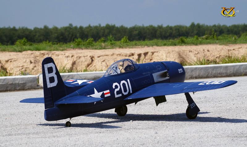 VQ Models F-8F Bearcat 30-40cc /EP, 2020mm WS, 8-9 Ch RC