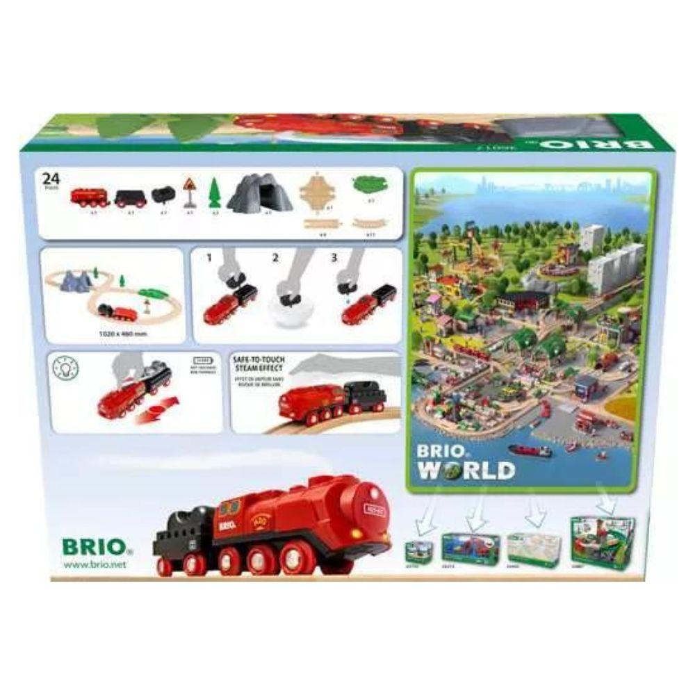 Brio steam sales train and tunnel