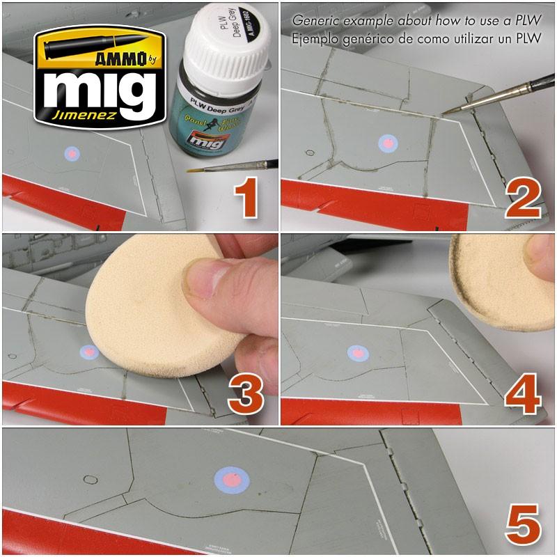 Ammo Panel Line Wash Green Brown 35ml