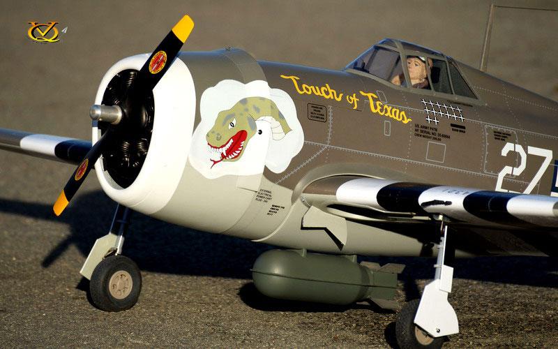 VQ Models P-47B 50-82 /EP 'Touch of Texas' D Day, 1500mm WS, 6Ch RC