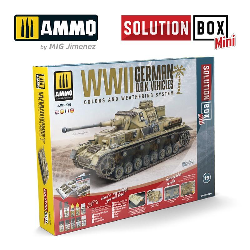 Ammo Solution Box Mini #19  WWII German-D.A.K. Vehicles