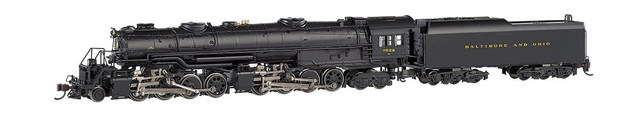 Bachmann, B&o #7628, Later Small Dome Em-1 2-8-8-4 Loco W Dcc Sound, N 