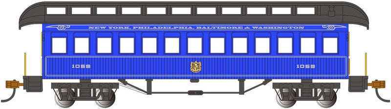 Bachmann Baltimore & Ohio Old Time Passenger Coach, Royal Blue. HO