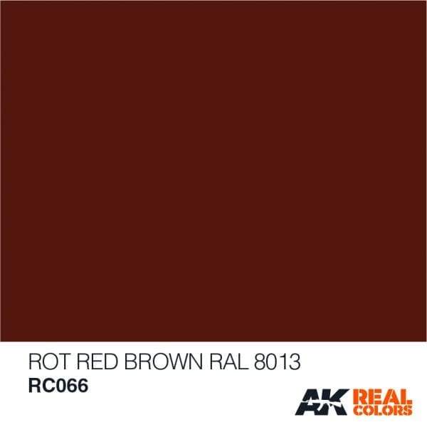 AK Interactive Real Colours Rot (Rotbraun) Red Brown RAL 8013 10ml