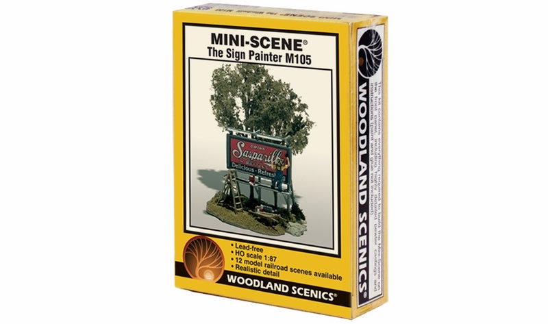 Woodland Scenics The Sign Painter Mini-Scene