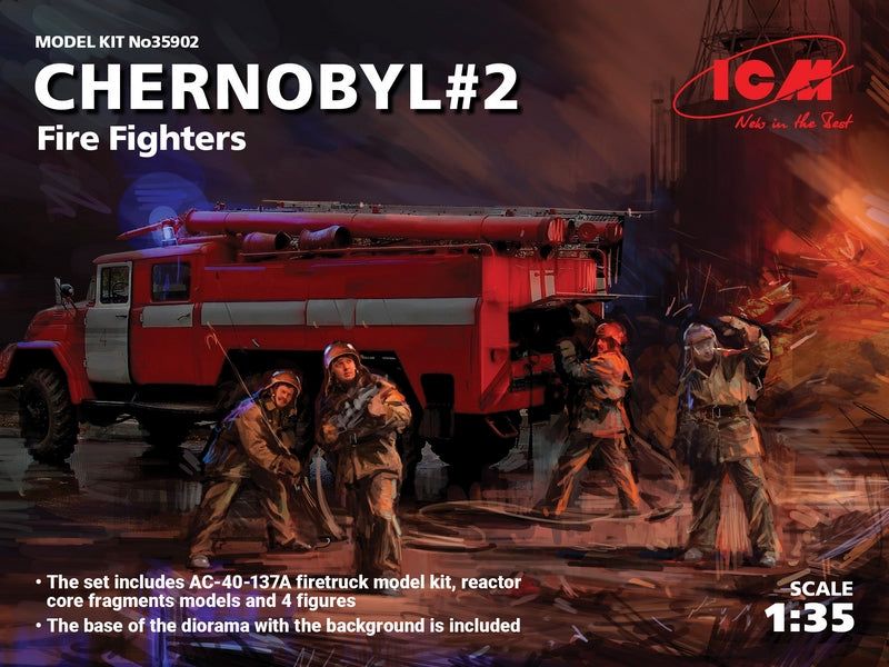 ICM 1:35 Chernobyl#2. Fire Fighters