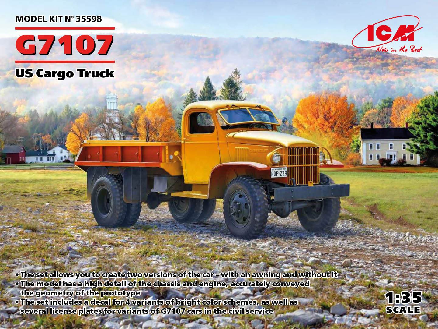 ICM 1:35 G7107 Cargo Truck