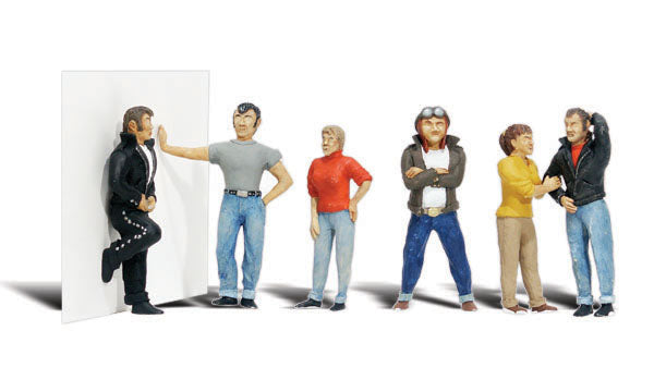 Woodland Scenics Rebels, 6 Figures, HO Scale