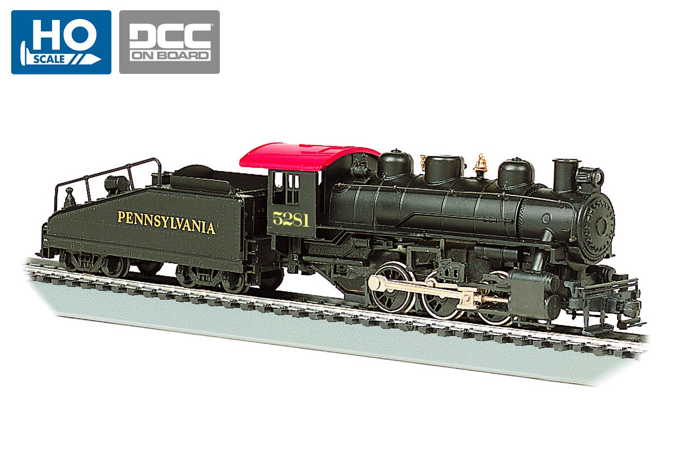 Bachmann Pennsylvania RR #5281 USRA 0-6-0 Loco & Slope Tender. HO